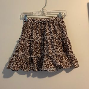 Cheetah skirt